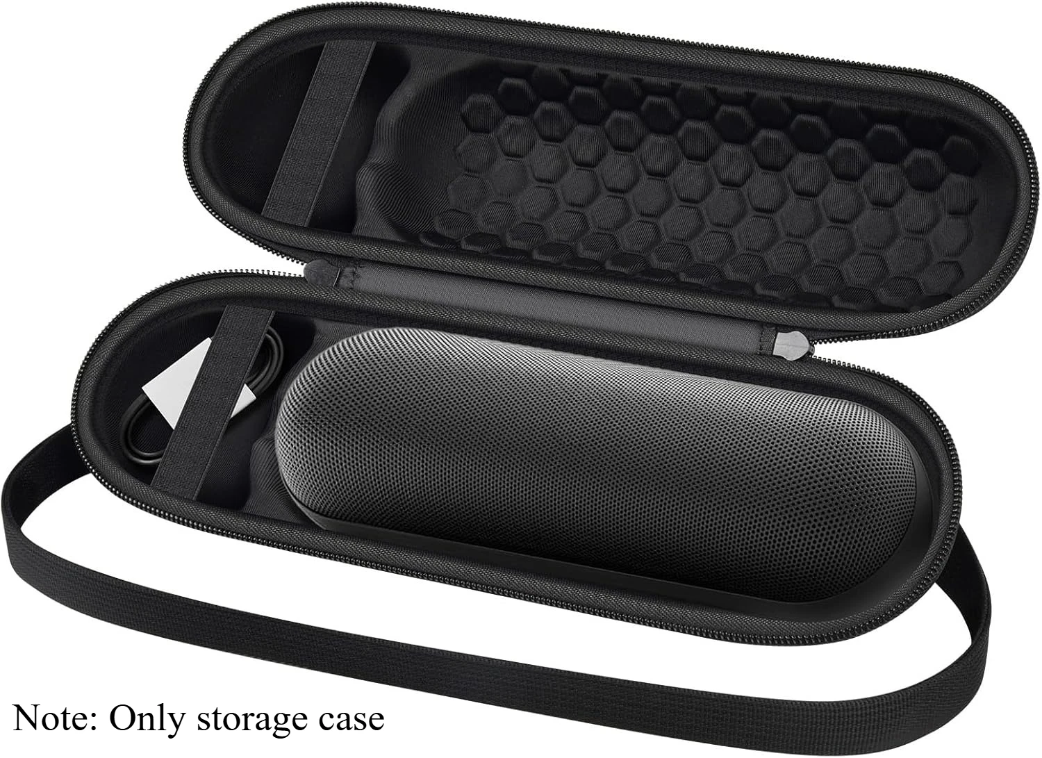 (SOLO ESTUCHE) Estuche de transporte rígido compatible con el altavoz Bluetooth Beats Pill y el cargador inalámbrico portátil, 2024 nuevo para Beats