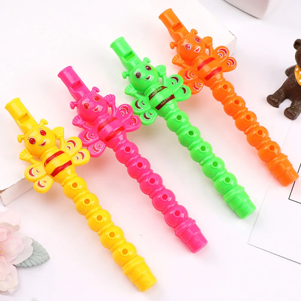 25Pcs Mini Recorder Plastic 5-Hole Clarinet for Children Kids Practice Wind Instrument Music Learning Tool Flute Toy