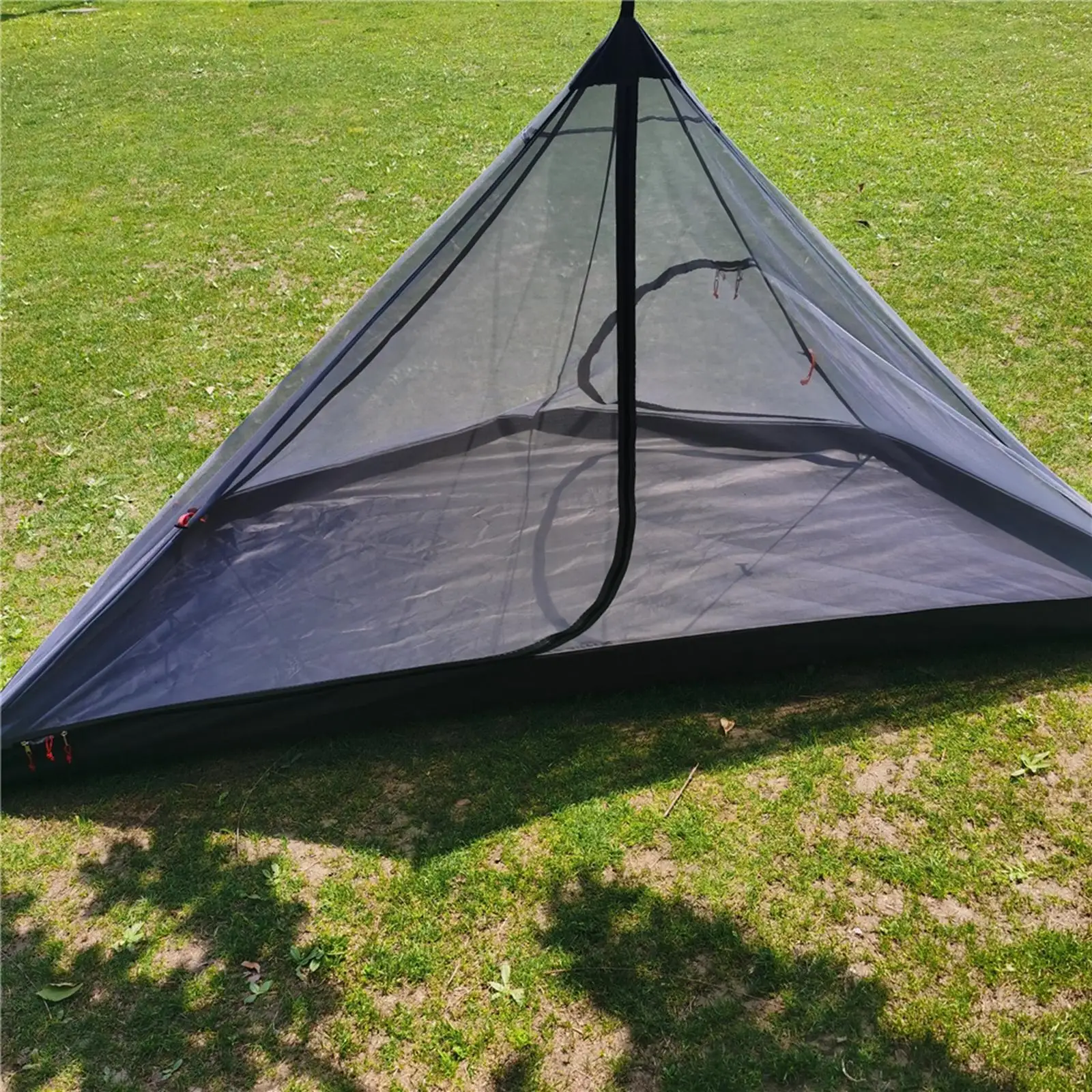 

Pyramid Tent Mesh Net Tent Waterproof 1-2 Person Camping Teepee Inside Tent