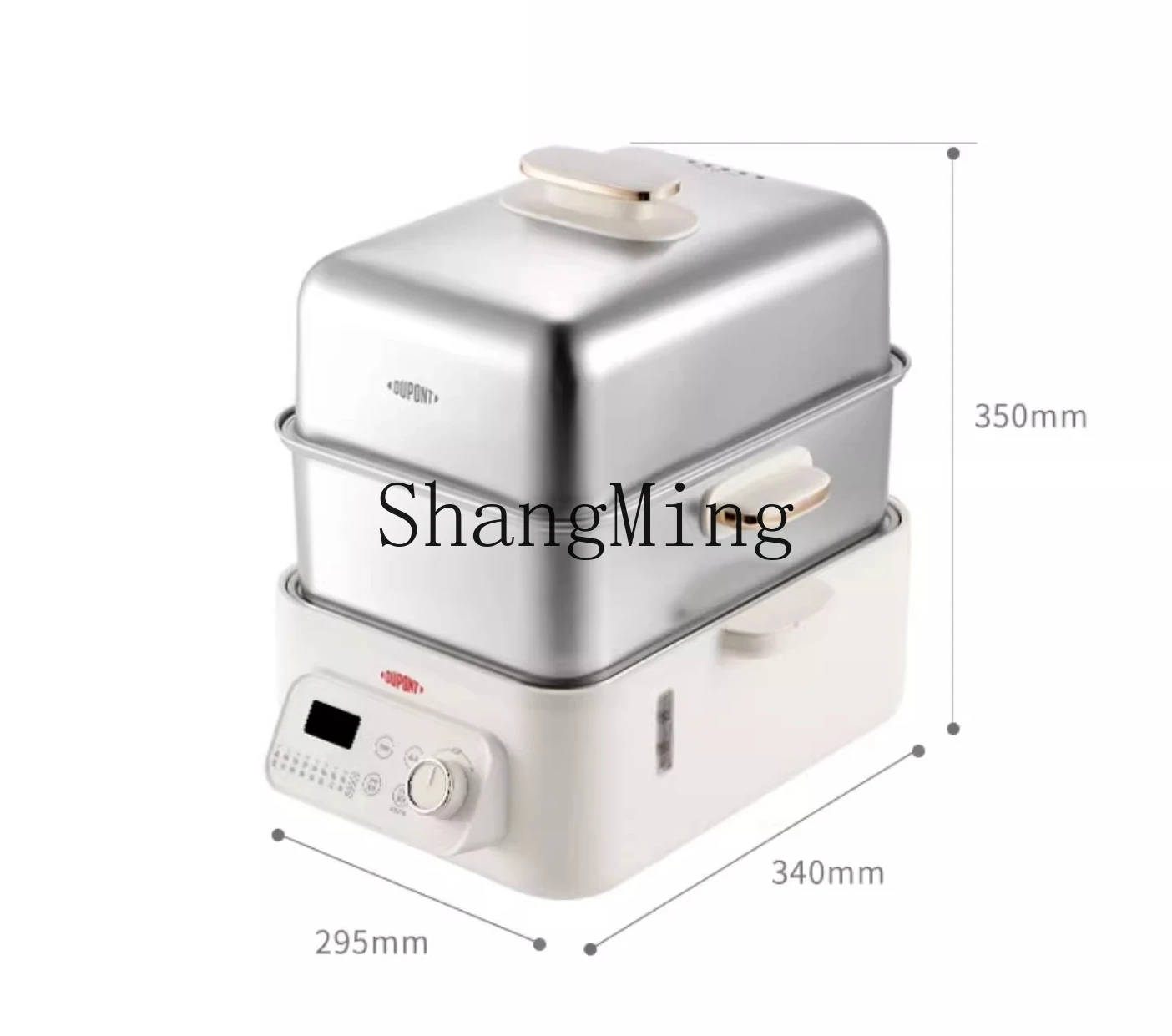 ZYY stainless steel electric steamer household large capacity steamer multi-functional pot
