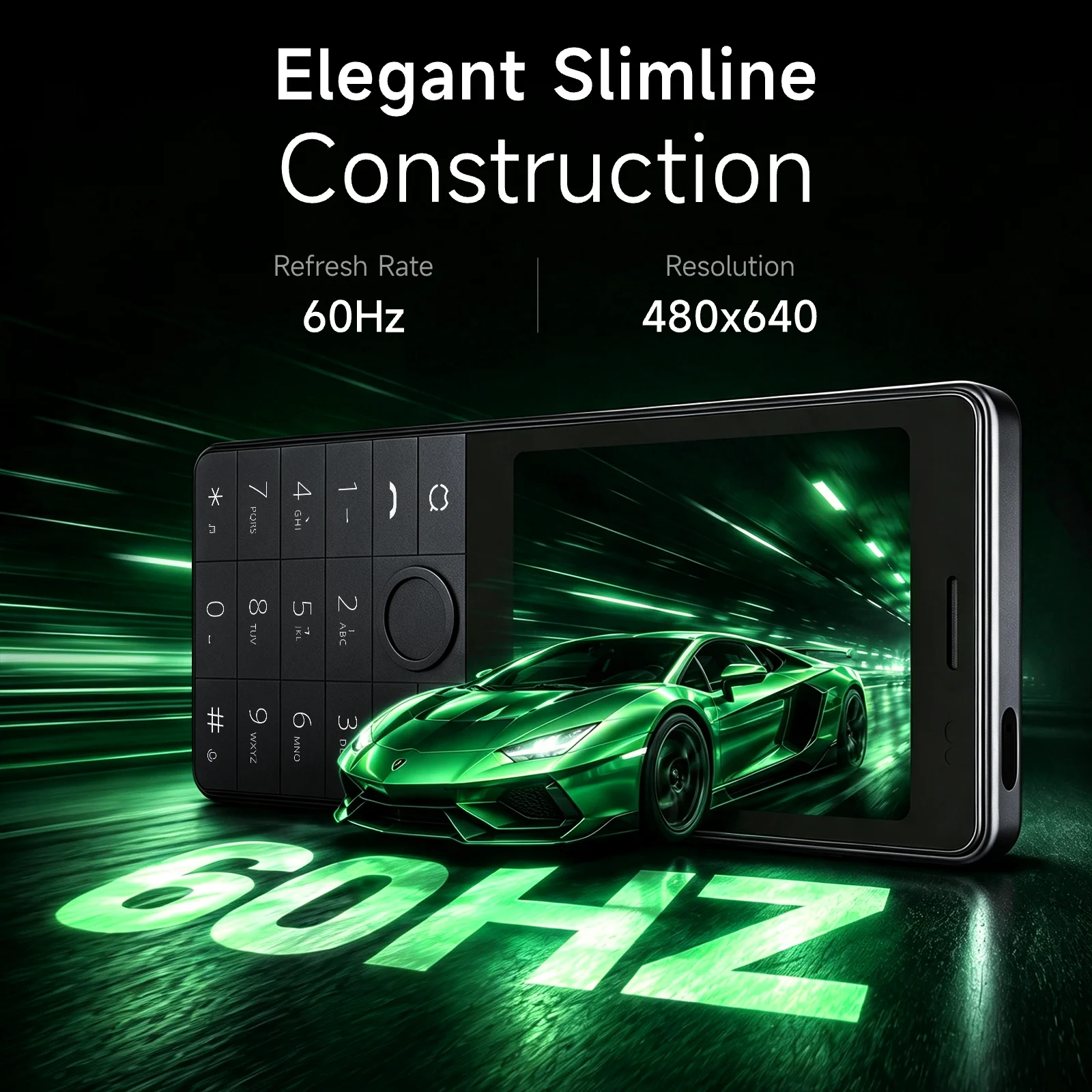 No Camera Duo Qin J36 Global Version Big Battery Dual Sim Card 4G Smart Feature Phone Android 13 Physical Keyboard