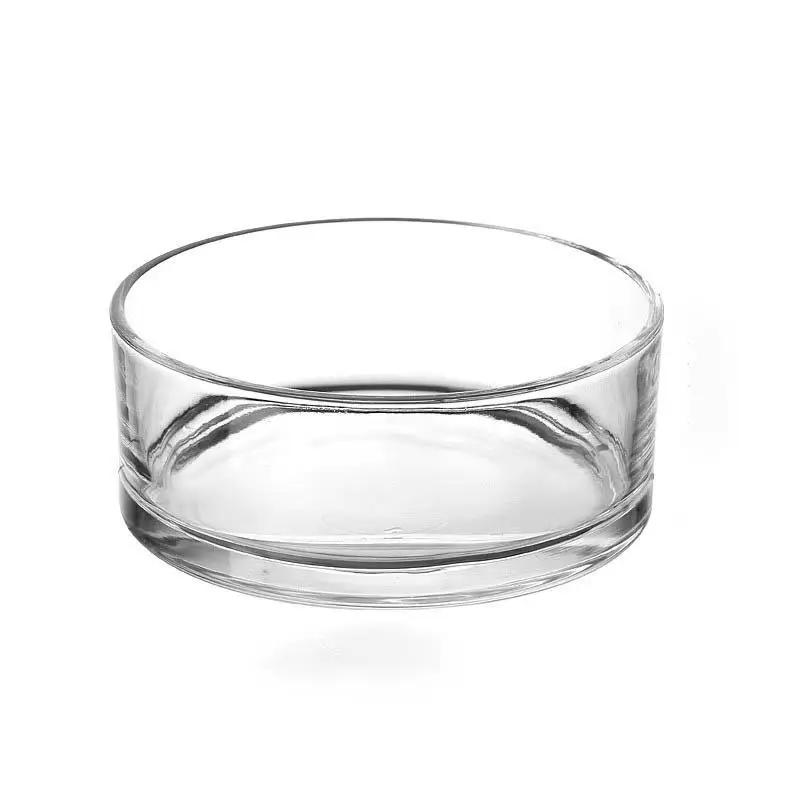 

Thiened круглая стеклянная ваза для цветов, прозрачная гидропоника, суккулентное растение, медная монета, задница, лотос, гостиная, большой низкий цветок...