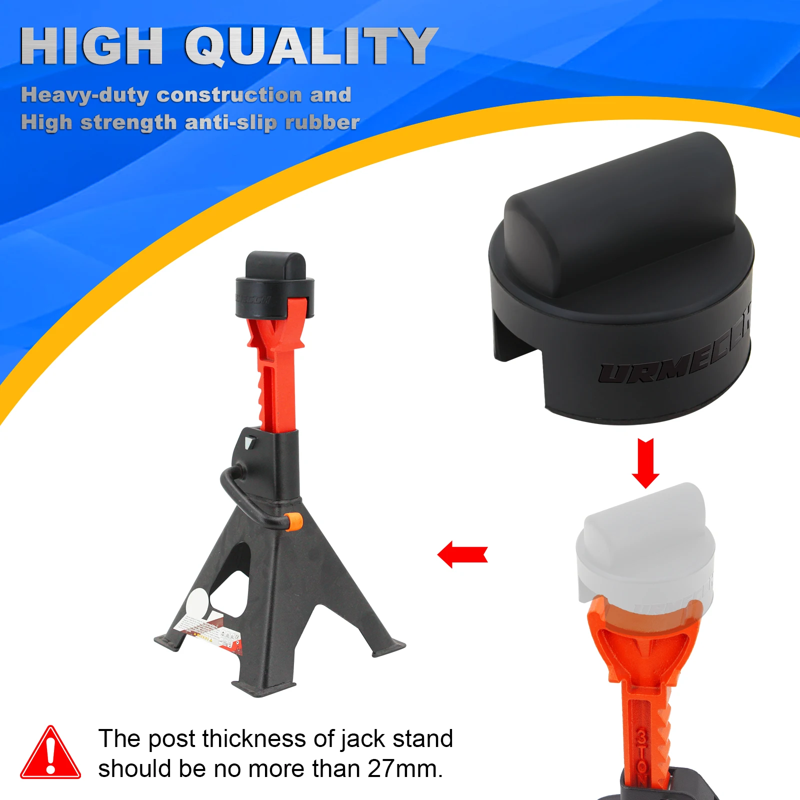 Car Jack Stand Adapters For Audi A6 A7 R8 RS TT Rubber Jack Pad Floor Slotted Frame Rail Protector Keeps Pinch Weld