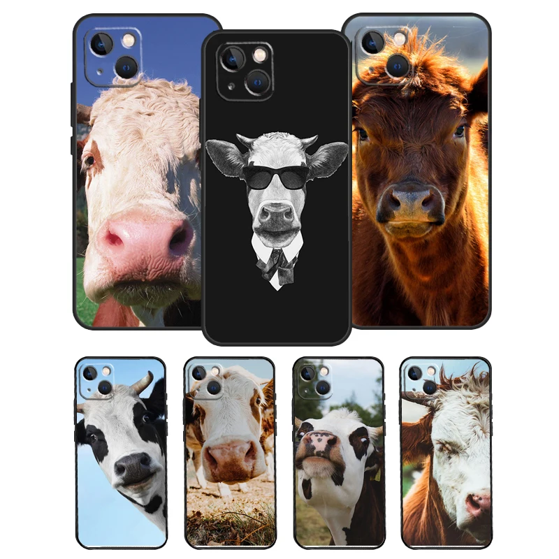Funny Cow Face Case…