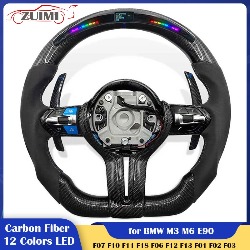 

Modify LED Carbon Car Steering Wheel Full set for BMW M2 M3 M4 M5 X1 X2 X3 X4 X5 X6 E90 E91 E92 E93 E70 E71 E72 E89 E84 E92 E93