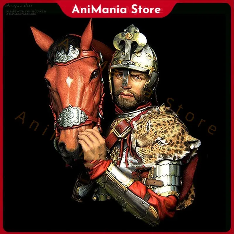 

Resin soldier 1/10 Polish Hussars 17th century bust soldier Model Unassambled Unpainted Figure Building Kit