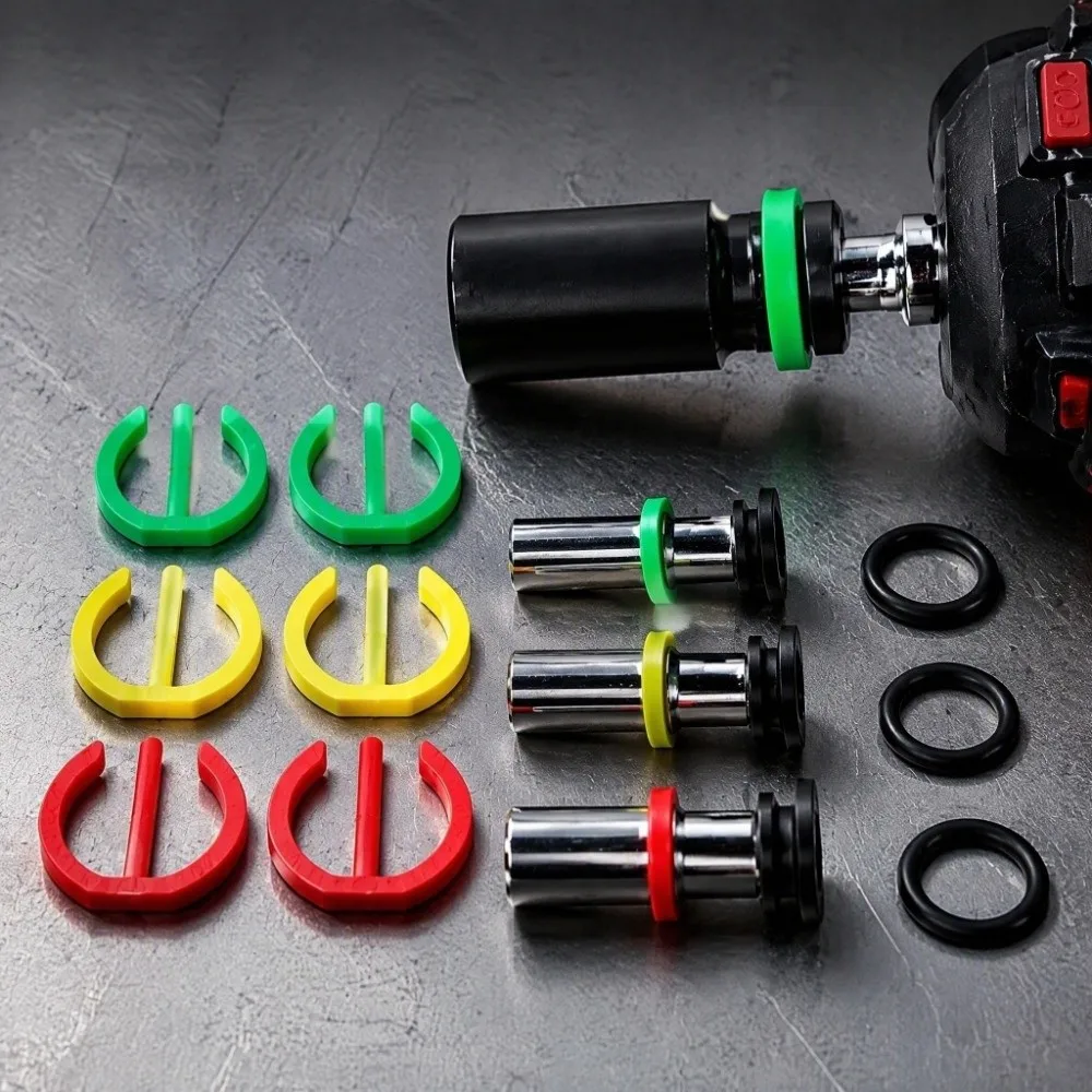 1/2 Inch Retaining Ring And Pin Kit Extended 10pcs Socket Rubber O Rings Stable Performance 8 To 32 Size Socket Retaining Ring
