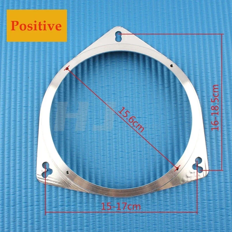 2pcs 6.5 Inch Car Speaker Pad Aluminium Washer Adapter Bracket Mount Plates Sub Woofer Audio Pad Ring Special for Toyota Nissan