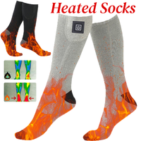 Electric Heated Socks For Men Women Winter Warm Outdoor Sports Rechargeable Thermal Socks Foot for Outdoor Sports Skiing