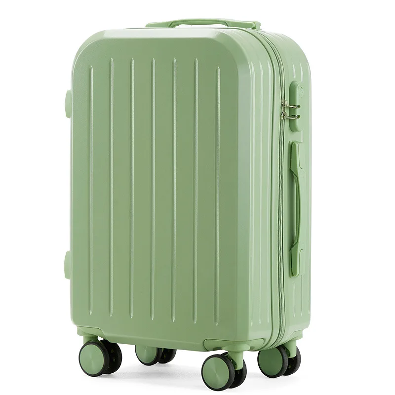 

Small fresh suitcase female trolley case male Japanese student 24 inch silent universal wheel password suitcase leather case