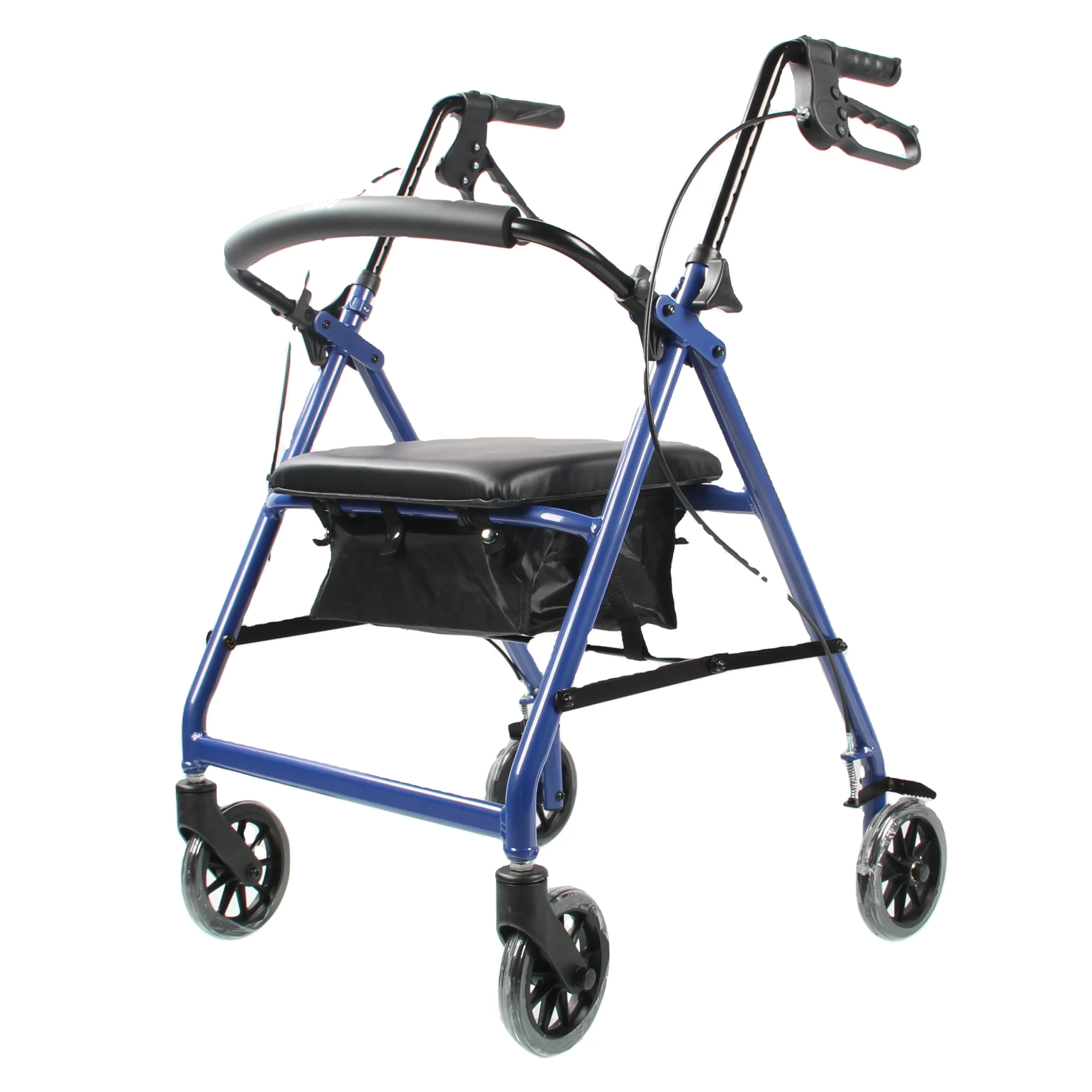 rollator walker with seat, folding walker shopping cart for adults seniors elderly,upright walker with foldable