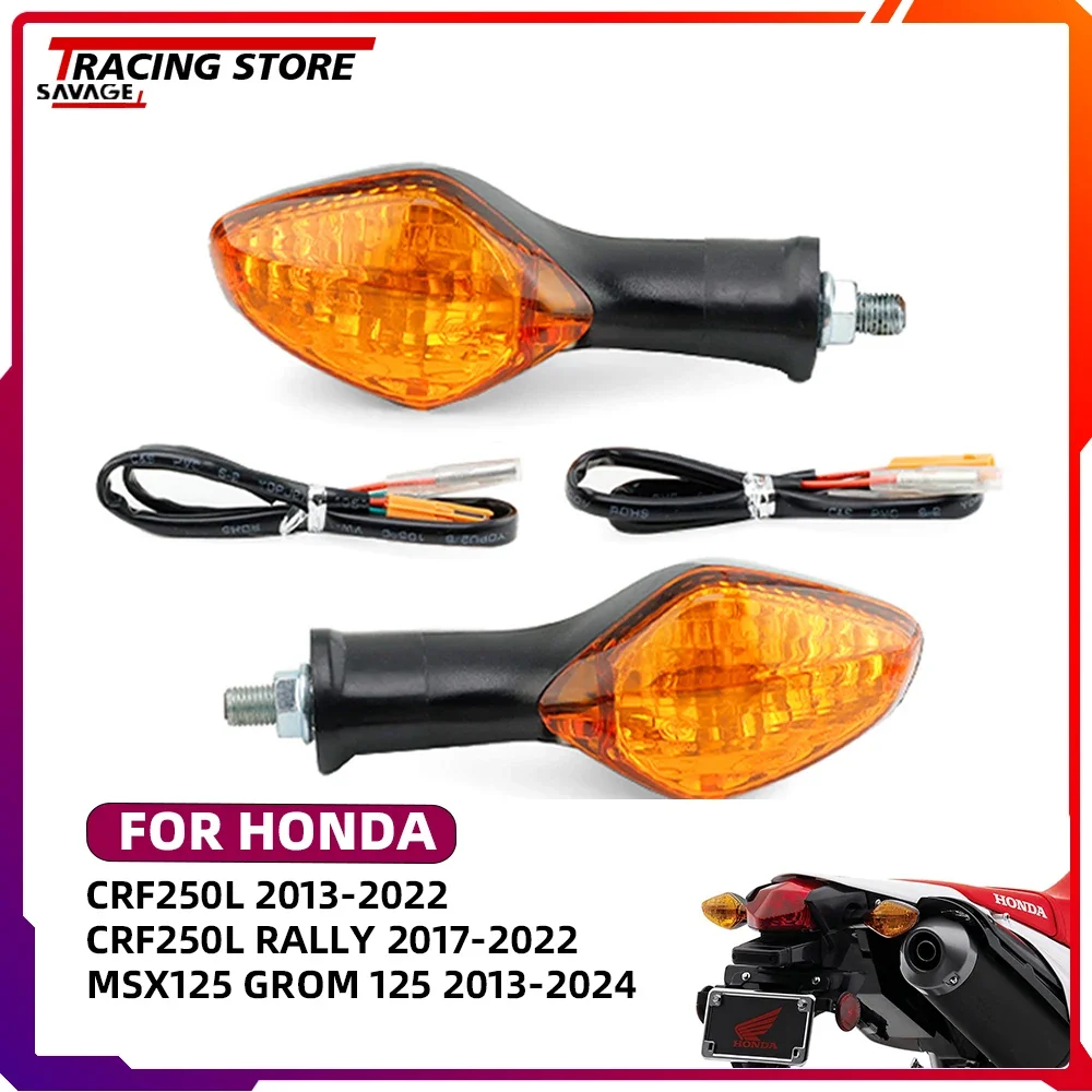 

2024 CRF250L MSX125 Rear Turn Signal Light Tail Blinker Lamp for Honda CRF 125L Rally MSX 125 Grom Turning Indicators Accessorie