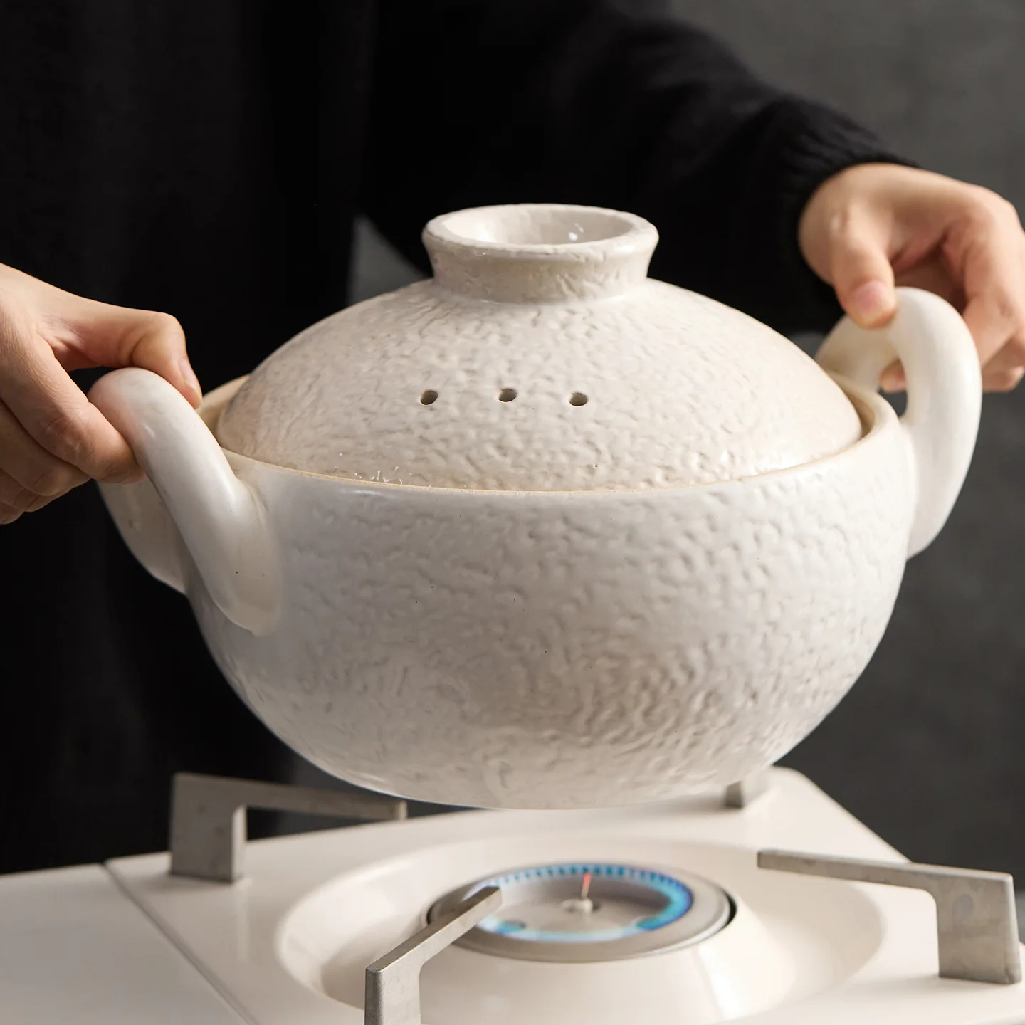 

Hxl casserole high temperature resistant dry burning ceramic stew pot