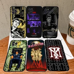 Scarface 1983 Film Phone Case For IPhone 16 15 14 11 12 13 Mini Pro XS Max Cover 6 7 8 Plus X Funda Shell