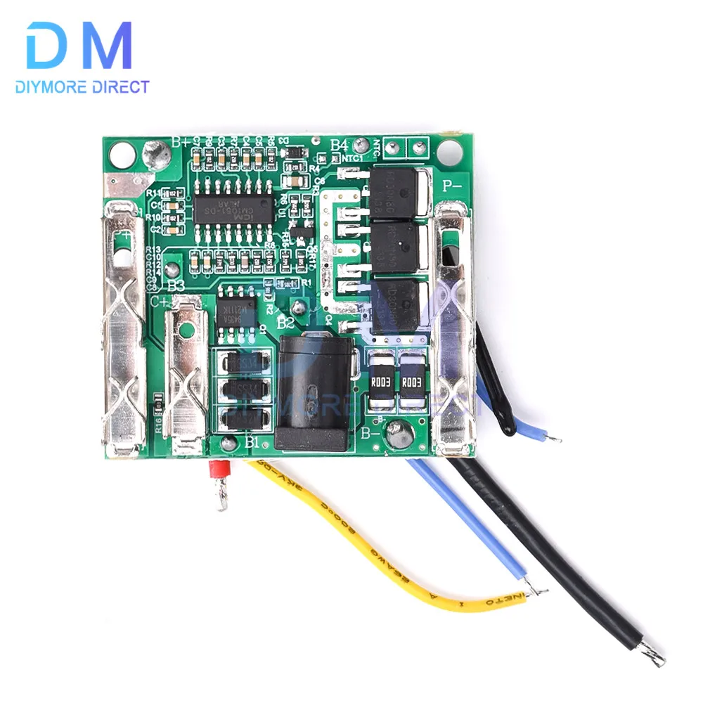 Bms 5S 20A 18650 Lithium Batterij Opladen Bescherming Boord Circuit Pcm Balancer Power Bank Charger Module