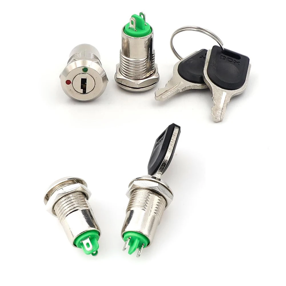 Compact Key Switch 12mm Key Switch Compact Installation Size Enhanced Device Functionality For Automotive Applications