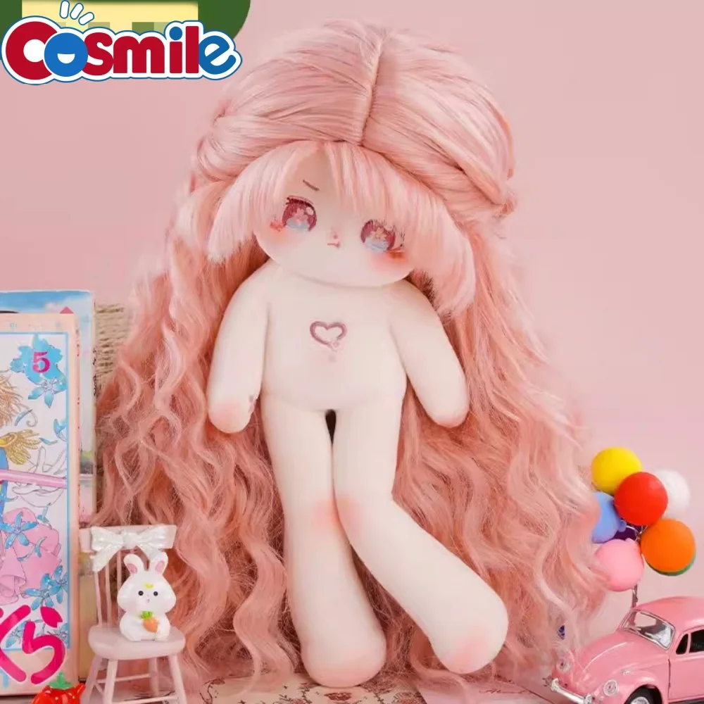 

Cosmile Kpop Lolita Pink Wig Plush 20cm Doll Skeleton Body Toy Anime Cute Cosplay no attribute C GL