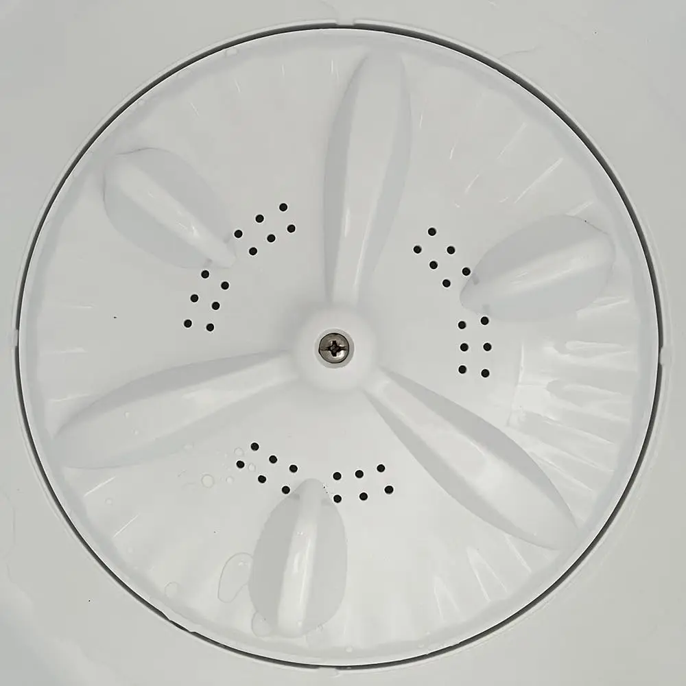 غسالة محمولة، غسالة غسيل صغيرة بحوض مزدوج 22 رطل مع مضخة تصريف، غسالة 14 رطل ومجموعة دوارة 8 رطل، كومباك