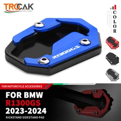 R 1300GS 2023-2024 For BMW R1300GS Adventure ADV Motorcycle CNC Kickstand Side Stand Extension Enlarger Plate Pad