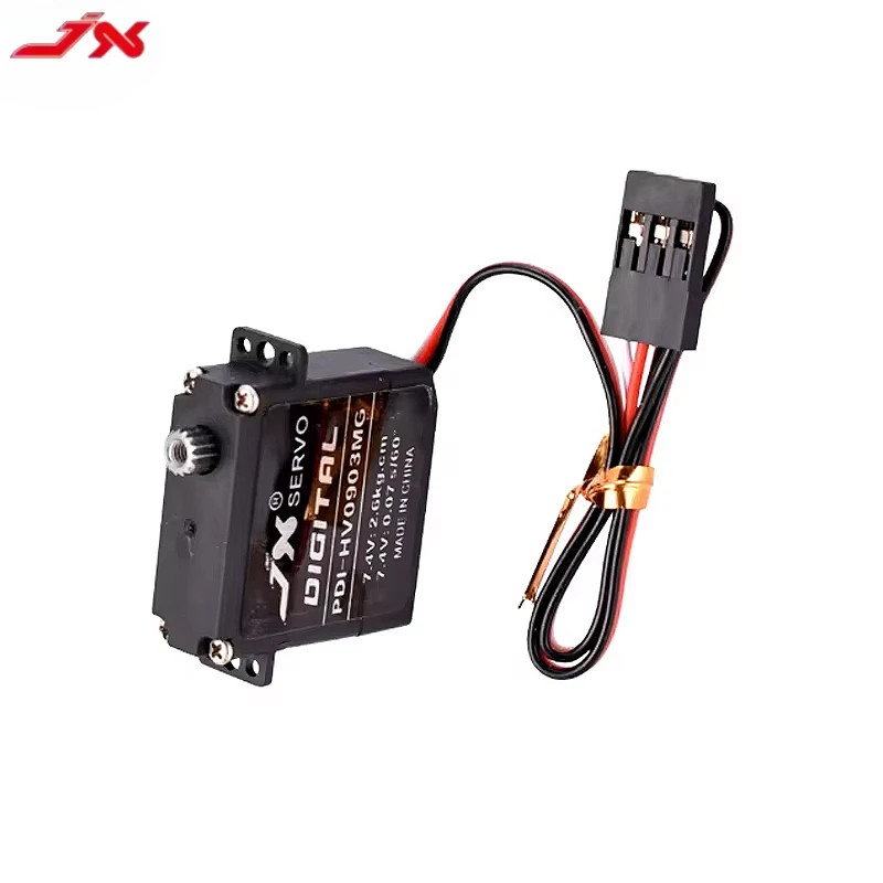 JX 서보 PDI-HV0903MG 2.6kg 메탈 기어 디지털 플랫 윙 서보 플라스틱 케이스 RC 글라이더용