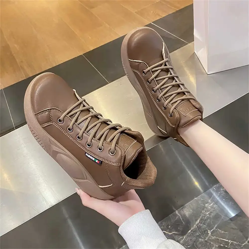 Long Barrel High Platform Women Lace-up Boots High Sneakers 48 Cheap Shoes For Women Sport Special Wide Leading Tenks