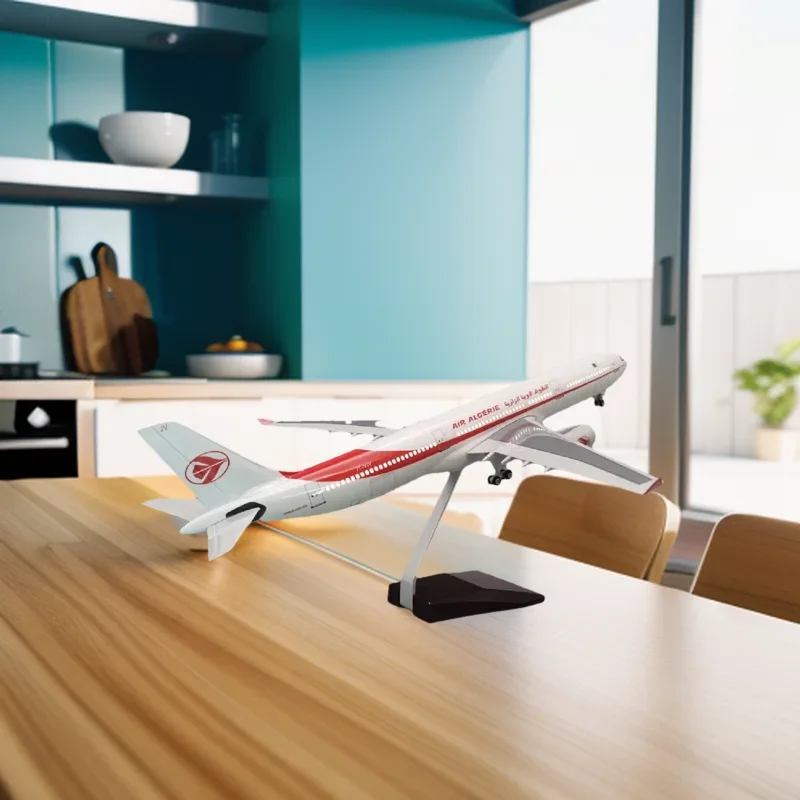 

1:130 Scale 47cm Toy Model Plane Diecast Resin Air Algerie A330 330 Airlines Aircraft Model Airplane Display Decoration Collect