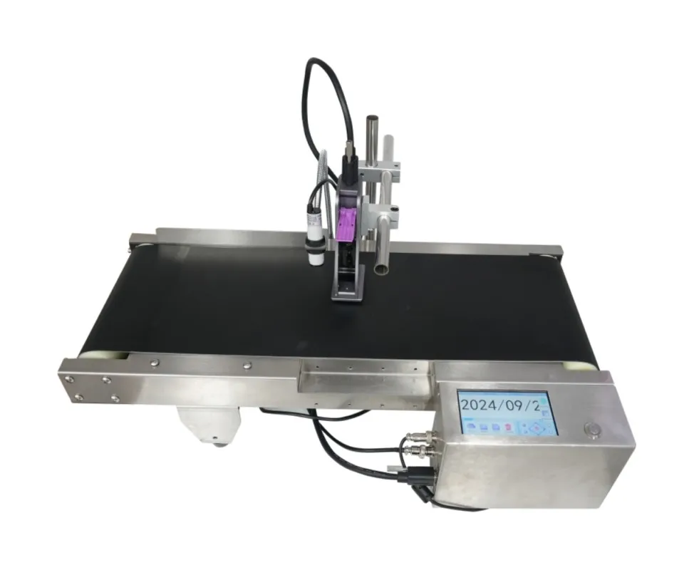 

YAOMATEC 12.7mm Online Inkjet Printer With XP600 Head Semi-Automatic And Multi-Language Precision Coding For Paper Plastic Bags