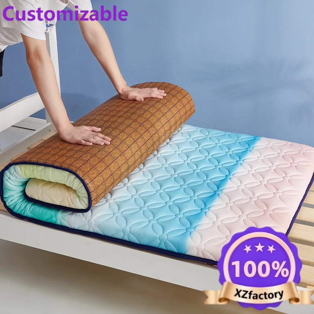 Customizable 2025 new four-season available multi-function printed double-sided mattress 3.5cm