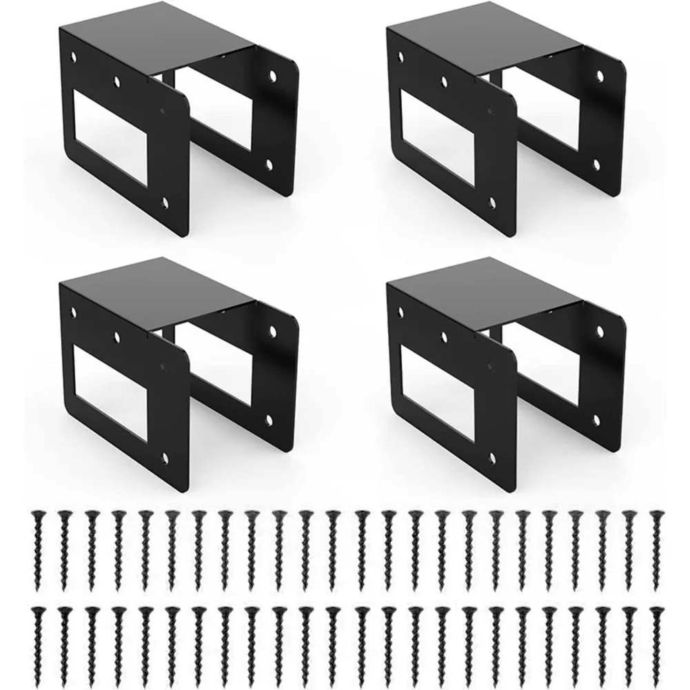 

4Pcs Firewood Log Storage Rack Bracket Adjustable Holder Fireplace Wood Storage Metal Auxiliary Firewood Storage