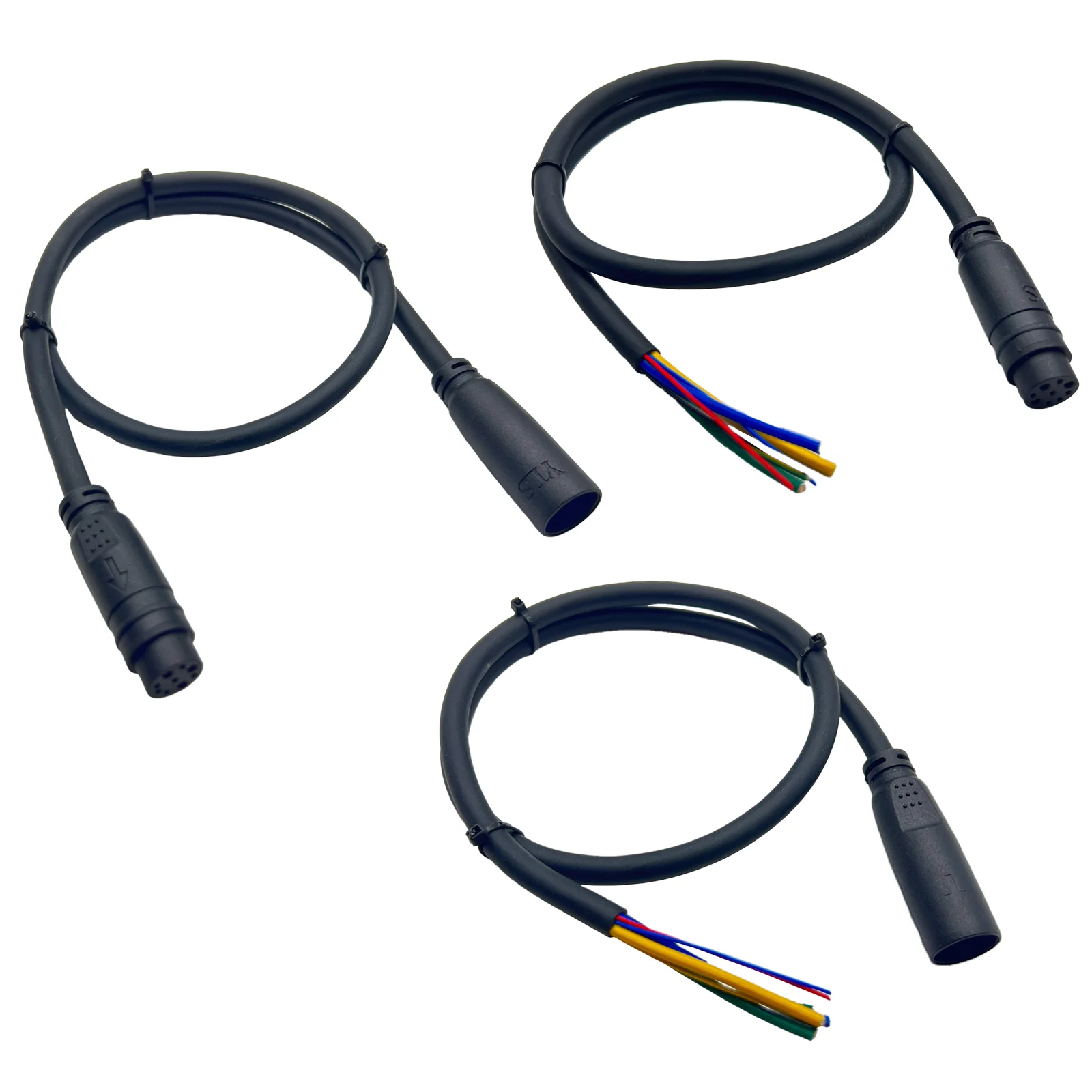 AliExpress NONE Electric Bicycle Accessory Motor E-Bike Controller Motor Conversion 9pin Cable Waterproof Plug 9pin Extension Cable G9.6/M9.6