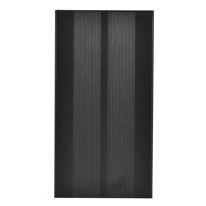 A23E-Electronic Case Enclosure, Aluminum Alloy Project Box DIY Sand Black Enclosure Electronic Protection Case 55X106x200mm