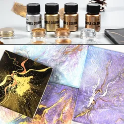 Metallic Pigment Powder, Fine Resin Pigment Powder, Each Bottle Resin Color Pigment for Epoxy Resin Coloring, Polymer Clay