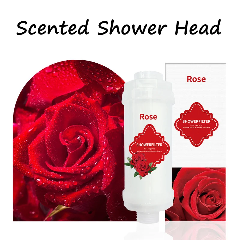 

Aromatherapy Shower Head Pre-filter Household Tap Water Dechlorination Skin Care Shower Head Bathroom Accessories