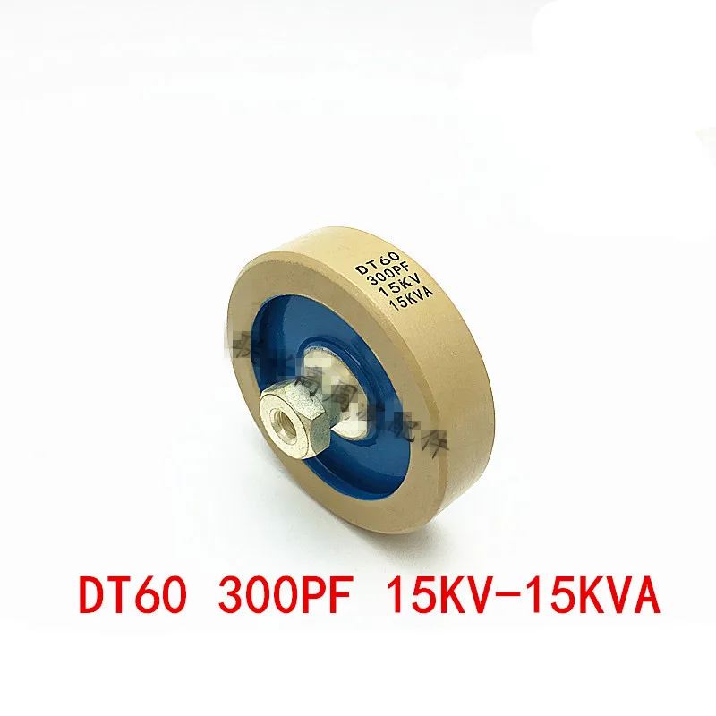 Beige Blue DT60 300PF 60KVA 15KV 15KVA Door Knob High Voltage HV Ceramic Capacitor