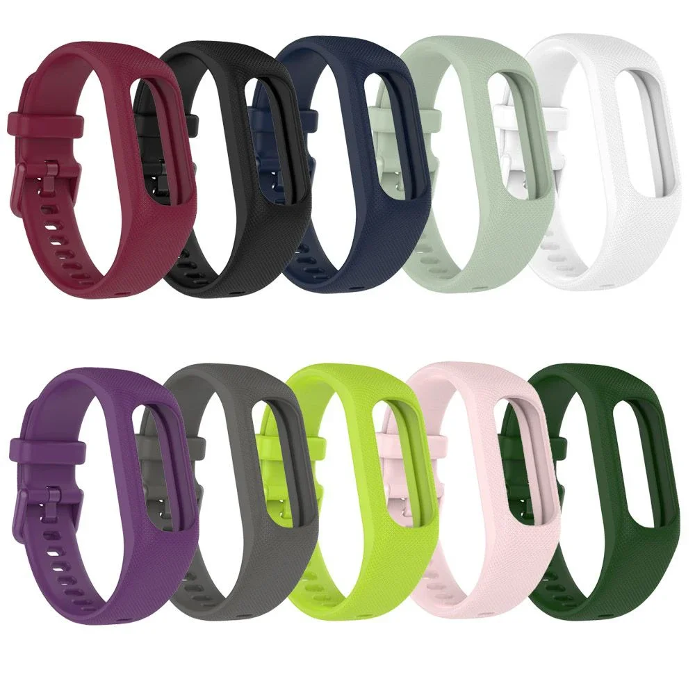 Cinturini sportivi in Silicone per Garmin Vivosmart 5 cinturini intelligenti accessori per orologi cinturino di ricambio fai da te fatto a mano