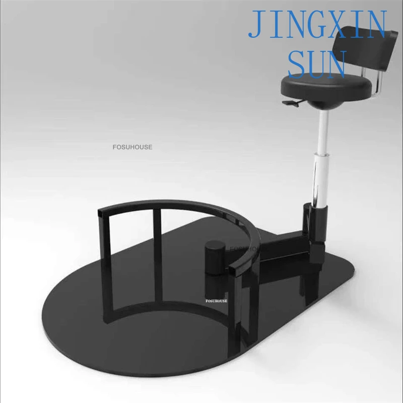Creative Rotating Barber Chairs Professional Integrated Hairdressing Chair Luxury Salon Furniture Barber Hair Cutting for Stool