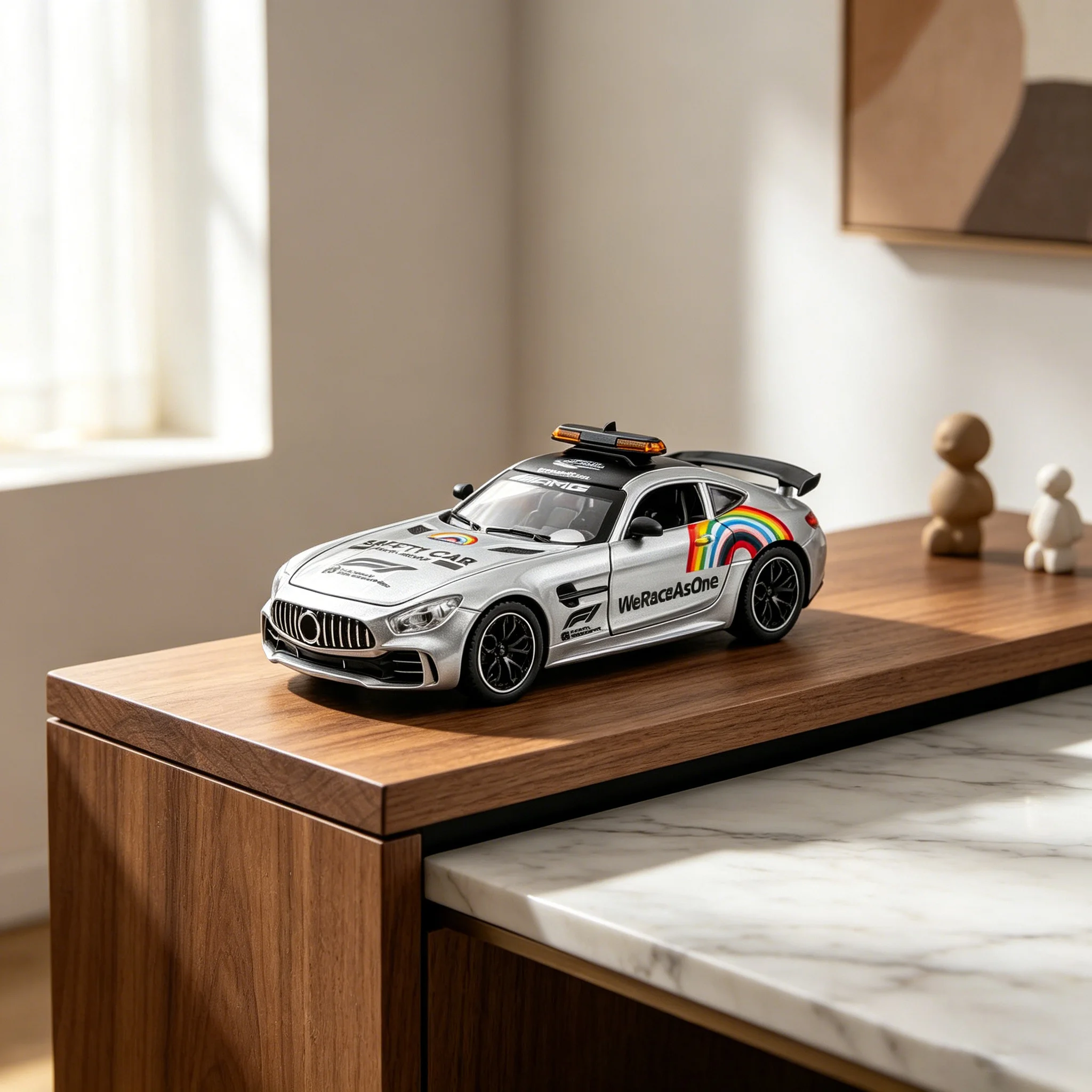 

1:24 Scale AMG Die-Cast Alloy Race Safety Car Model, Kids Toy Car, Ornament & Collectible, Gift for Boys