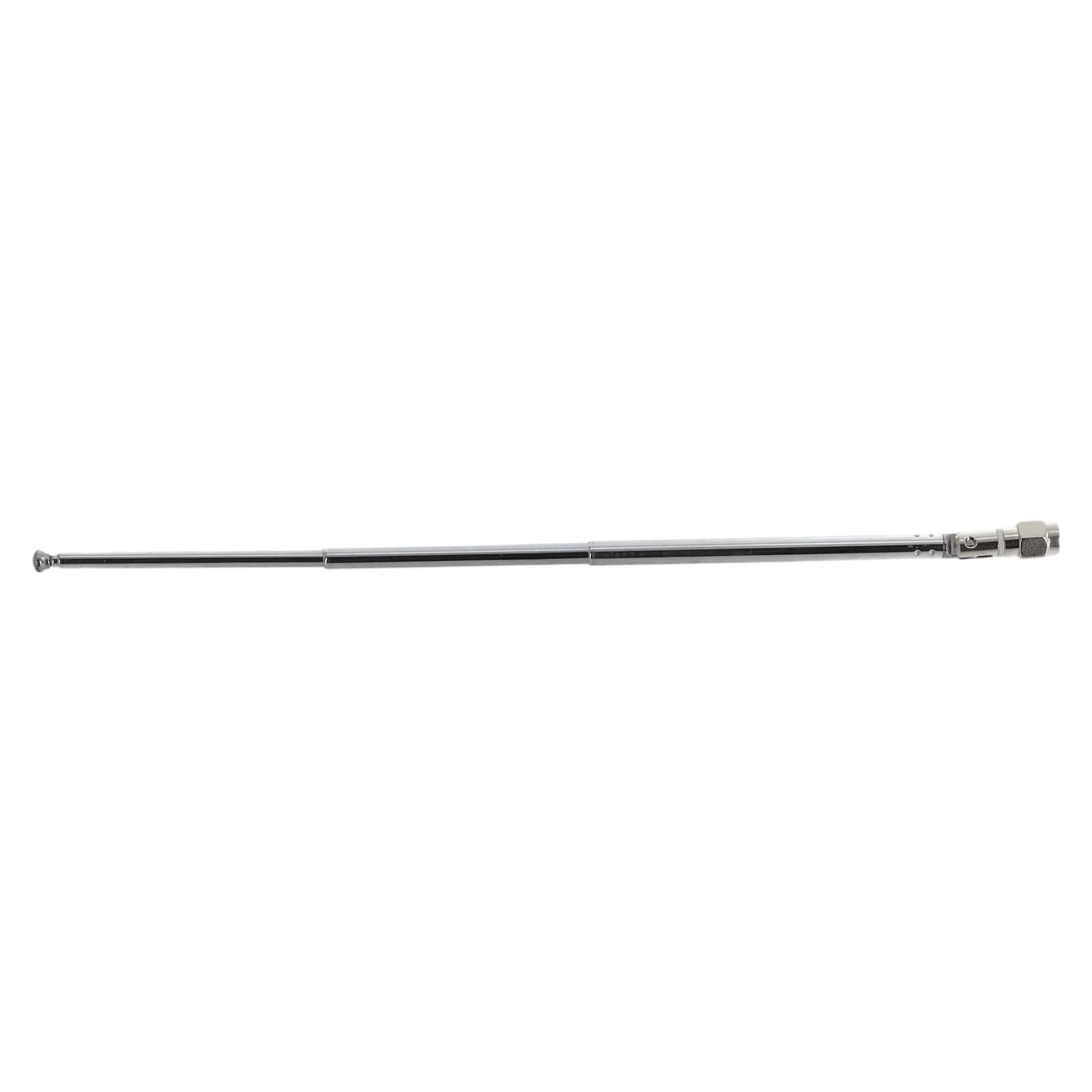 300mm Car Interior Replacement Telescopic Antenna Radio Antenna SMA Male For Radio TV DIY Steel Brand New Silver New Replacement