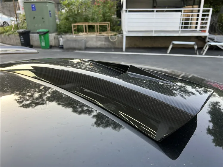 Dry carbon fiber for Maserati MC20 Carbon Fiber Body Kit  Upgraded SD Air intake on the roof of thLip Diffuser Spoiler 