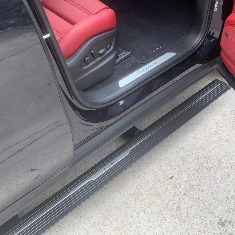 

ДЛЯ Porsche Cayenne интеллектуальная электрическая педаль, модифицированный стиль 9YA, автоматическая педаль из алюминиевого сплава, переоборудованная