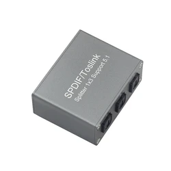 Digital Optical Audio Splitter Digital SPDIF TOSLINK Optical Fiber Audio 1X3 Splitter 1 In 3 Out Splitter Support 5.1