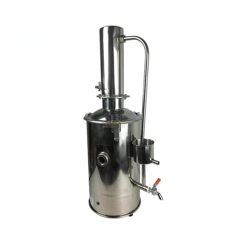 Stainless Steel Electric Heating Distiller For Laboratory Use In Scientific Research Producing Distilled Water 1 Year Warranty