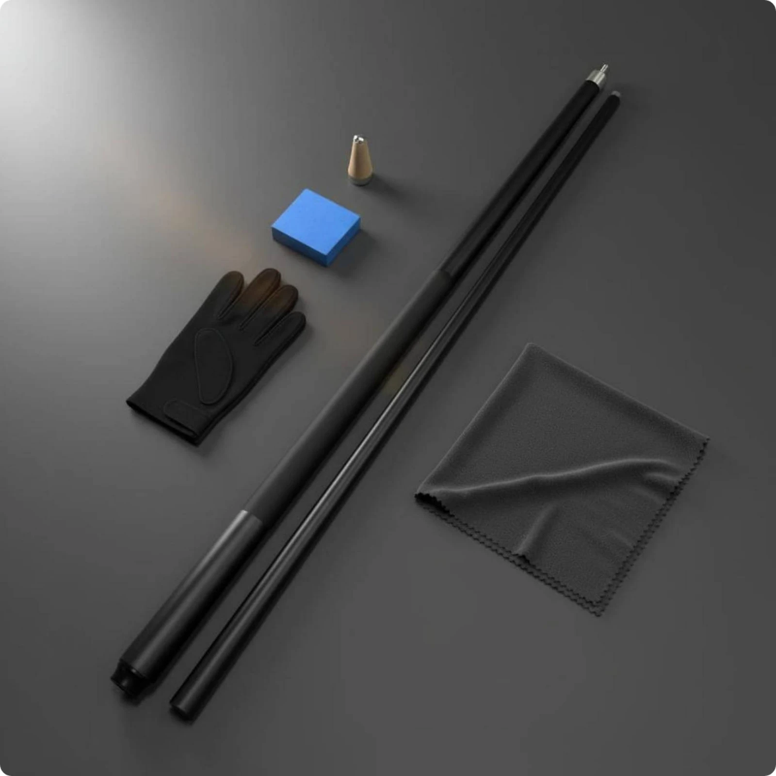 Split Cue Stick 13 Mm Tip Billiard Cue Sports Gear Two-Piece Design Professional Taper