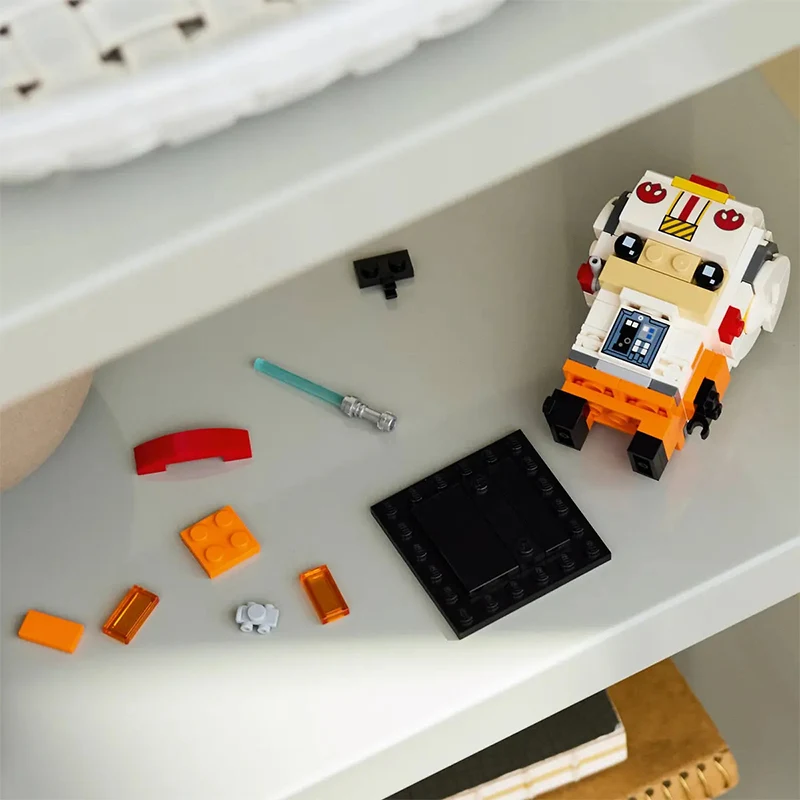 LEGO Star Wars square 40795 Luke Skywalker volunteer pilot building block toy gift