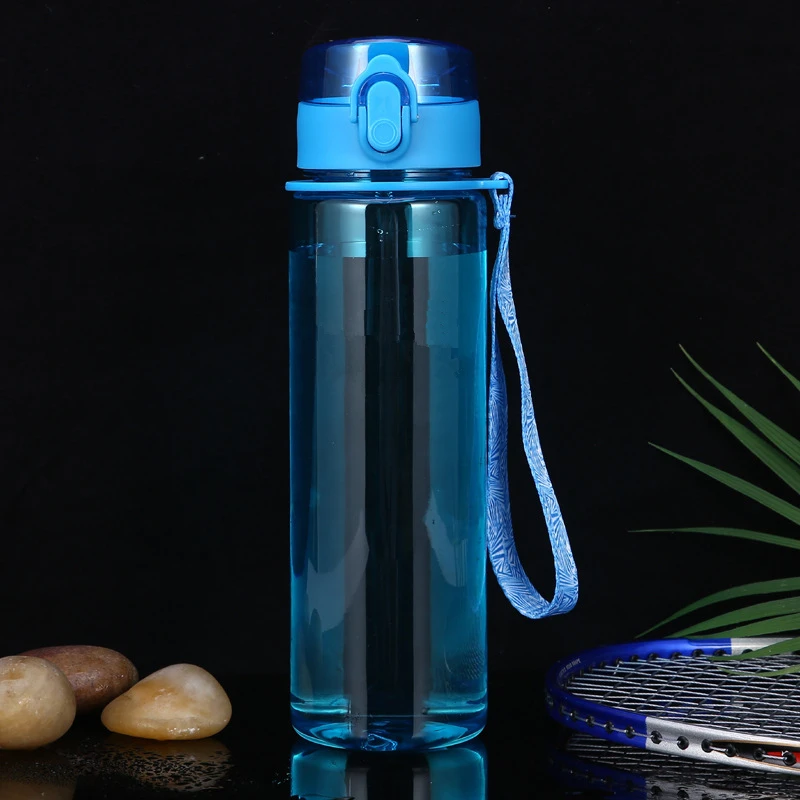 Sports Water Bottles Colorful Personalized Portable Safety Hard PC Plastic 560ML Drinking Cup Student Birth Gift Customize Logo