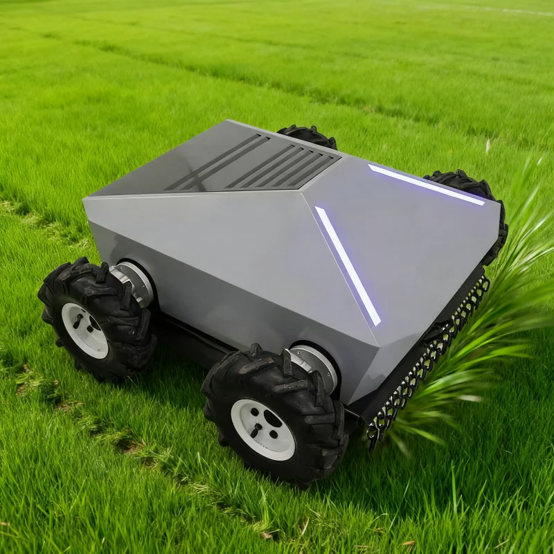 

Customized RC Powerful Robot Lawn Mower 400mm Cutting Width Pure Electric Self-propelled Low Noise No