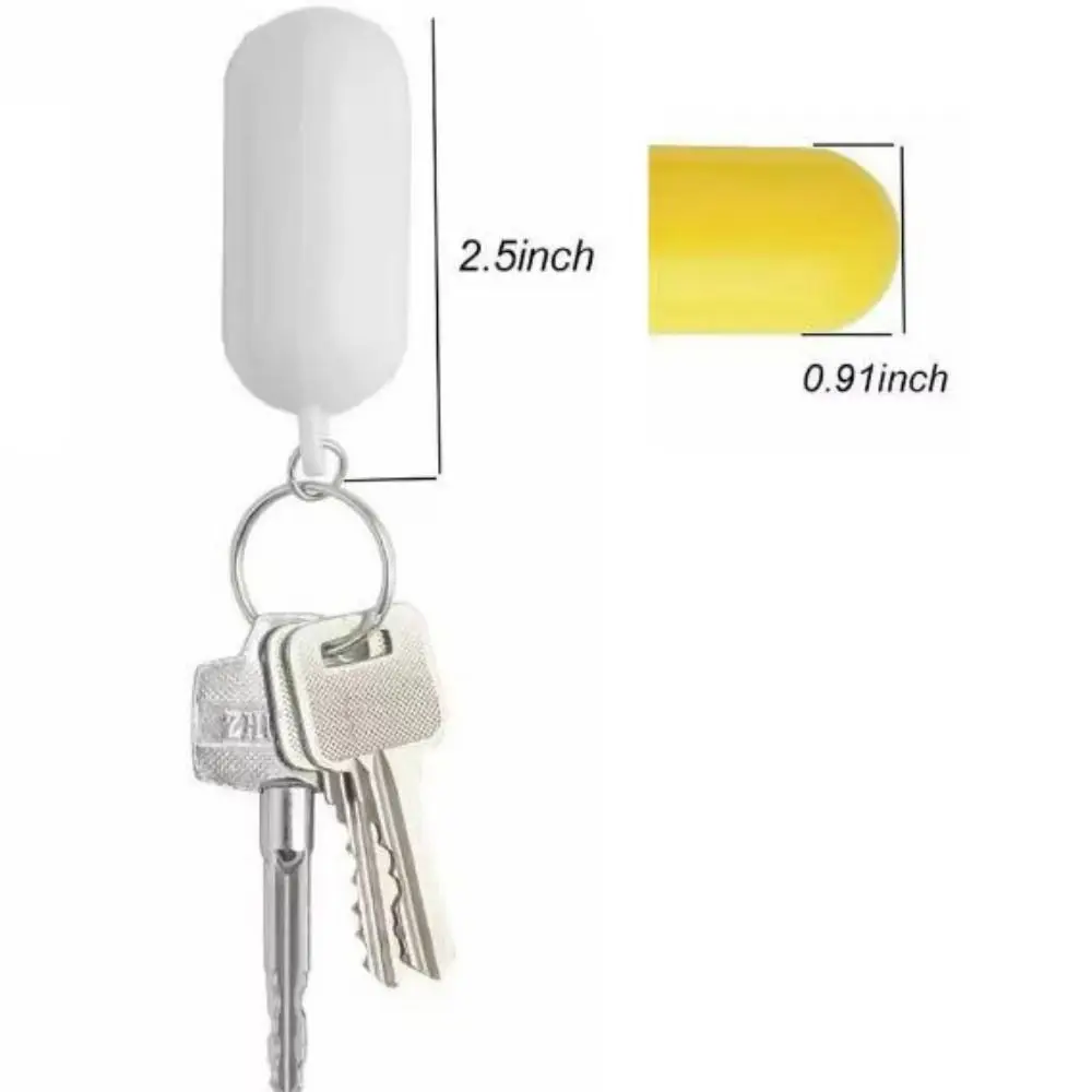 New Plastic Boat Kayak Floating Keyring Replacement Boat Accessory Buoyant Key Ring 7 Colors Marine Sailing Boat Float Keychain