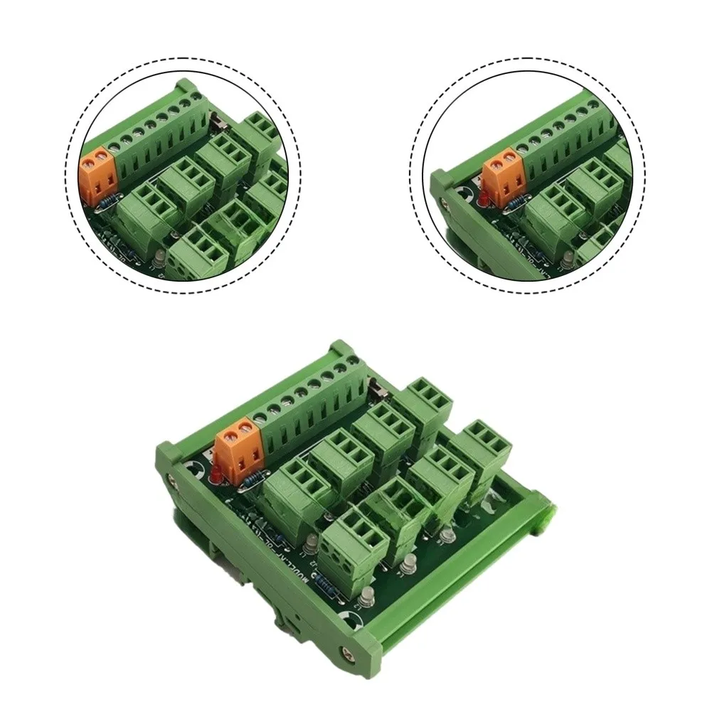For proximity Sensor Terminal Block 8 Channel 3 Wire Input NPN PNP Compatibility LED Indicator KP-8L-Gther-C Green Housing