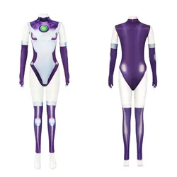 Anime Teen Titans Cosplay Costume Jumpsuit Woman Halloween Carnival Cosplay Starfire Customized Clothes