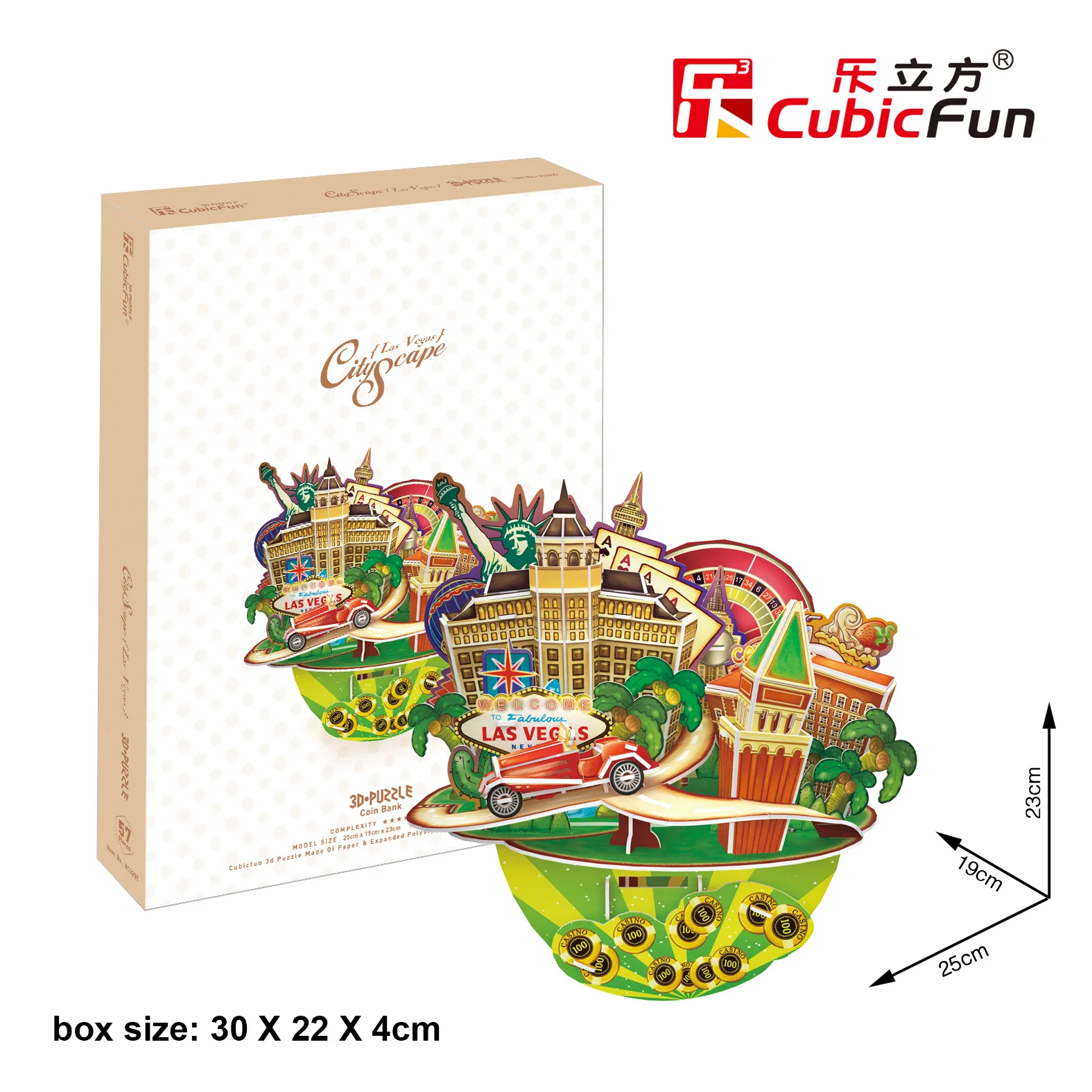 3d Puzzle City Miniature Puzzle Dubai Diy Paper Model Children Creative Gifts Children Educational Toys T114